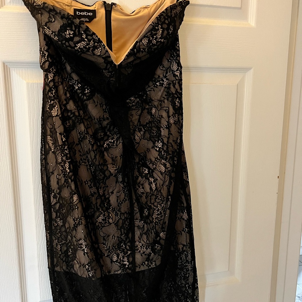 Bebe Black Lace Intimate Dress